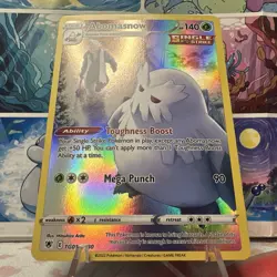 Pokemon TCG Abomasnow TG01/TG30 Sword & Shield-Astral Radiance Holo (Near Mint) - Image 2