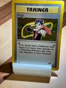 Koga #19 - Gym Challenge 2000 Pokemon - 19/132 Unlimited Holo Rare - Image 2