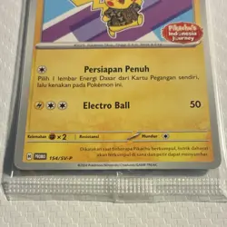 Pokemon Pikachu Berkemaja Batik Promo 154/SV-P Scarlet & Violet Indonesia 2024 - Image 3