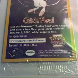 Pokemon League Promo Pikachu & Mew Wizards of the Coast 1999 - Image 3