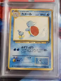 Pokemon 1999 P.M. Japanese Promo Wartortle #8 Southern Island T.I. PSA 9 - Image 3