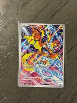 Zeraora 151/142 Sv07: Stellar Crown Holo Pokemon Near Mint - Image 1