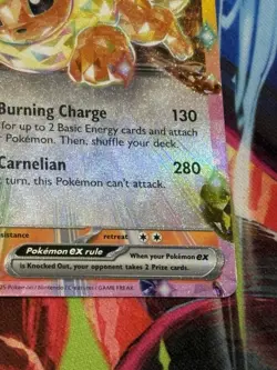 Pokemon Prismatic Evolutions #14/131 Flareon ex Double Rare Holo - Image 5