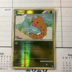 Pokemon - Weedle 69/95 Unleashed Reverse Holo - LP - Image 1