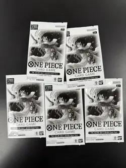 FIVE SEALED One Piece Card Game - Op14 The Azure Sea's Seven Dash Packs - Image 1