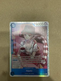One Piece CCG A Fist Of Divine Speed Nami OP11-054 Super Rare - Image 2