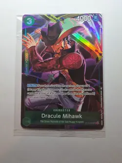 Dracule Mihawk ST12-003 One Piece TCG Illustration Box Vol. 4 Promo Sealed - Image 1