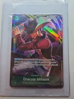 Dracule Mihawk ST12-003 One Piece TCG Illustration Box Vol. 4 Promo Sealed - Image 3