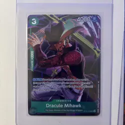 Dracule Mihawk Illustration Box Sealed Promo Foil One Piece ST12-003 NM - Image 1