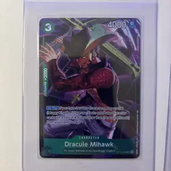 Dracule Mihawk Illustration Box Sealed Promo Foil One Piece ST12-003 NM - Image 2