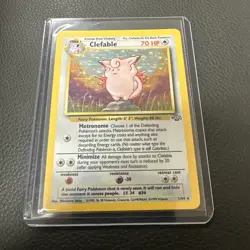 Clefable Holo Rare Jungle 1/64 Pokemon Card - WOTC 1999 - Image 1