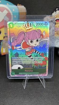 Bandai One Piece Card Game Perona OP12-034 SR OP12 Special Holo 2000 - Image 1