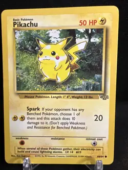 Pikachu 60/64 Non Holo Jungle - Pokemon Card - Image 1
