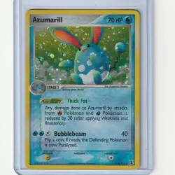 Azumarill Pokemon Card ex Delta Species 2005 Secret Rare Holo TCG Card - Image 1