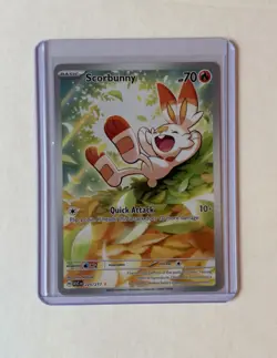 Pokemon Scorbunny 225/217 ASC Rare Regular English Card 2026 - Image 1