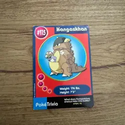 Pokemon 1999 Burger King Promo #115 Kangaskhan HP - Image 1
