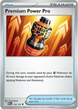 1x Premium Power Pro (#124/132) NM Eng Pokemon - ME01: Mega Evolution - Image 1