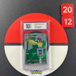 Pidgeotto Pokemon S-Chinese Prize Turn CSV4C 137/129 Grade10 - Image 1