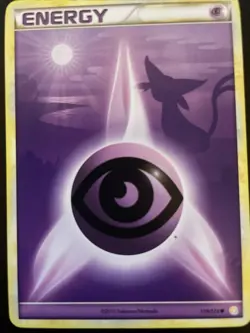 Psychic Energy Espeon 119/123 Heartgold & Soulsilver Non-Holo Pokemon NM - Image 1
