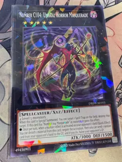 Yugioh Asian English Number C104: Umbral Horror Masquerade DBJH-AE051 PARALLEL - Image 1