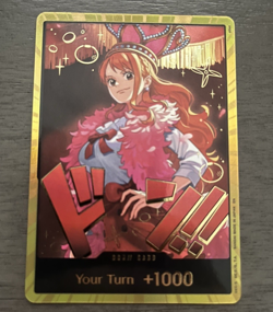 DON!! Card (Nami) (Gold) Extra Booster: One Piece Heroines Edition-NM-English - Image 1