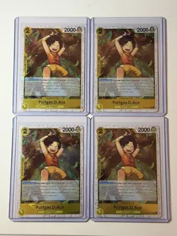 Portgas.D.Ace ST13-010 The Best Vol. 2 Promo 4 Card Play Set Lot One Piece - Image 1