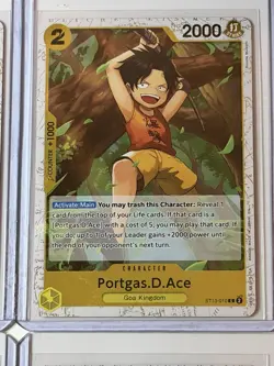 Portgas.D.Ace ST13-010 The Best Vol. 2 Promo 4 Card Play Set Lot One Piece - Image 4