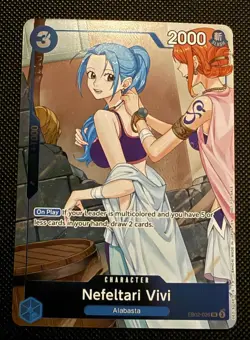 Nefeltari Vivi EB02-026 SR Foil One Piece Extra Booster: One Piece Heroines NM - Image 1