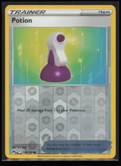 Potion 139/159 Pokemon Crown Zenith Common Near Mint Reverse Holo Card - Image 1