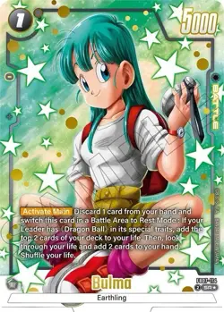 Bulma FB07-114 SR Battle Card - Dragon Ball Super Card Game Bandai - Image 1