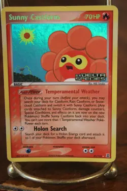 Pokemon Card - Sunny Castform Delta Species 31/113 Rare Reverse Holo Stamped LP - Image 1