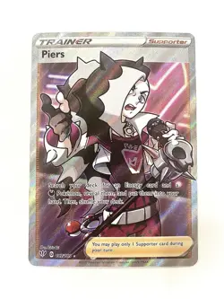 Piers 187/189 SWSH03: Darkness Ablaze Ultra Rare Holo Pokemon TCG Card NM - Image 1