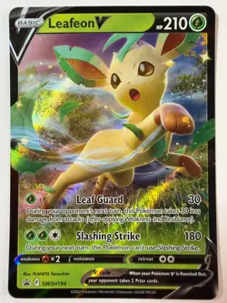 Leafeon V SWSH194 SWSH: Sword & Shield Promo Cards Holo VLP - Image 1