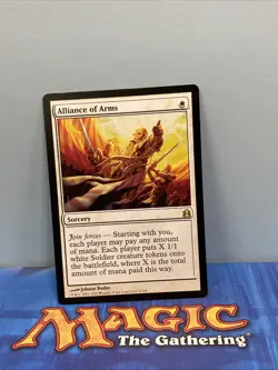 Alliance of Arms Commander Regular NM MTG TCG CARD - Image 1