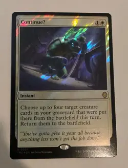 Magic the Gathering - ContinueU SURGE FOIL - #0007 - RARE - TMNT - Mint - Image 1