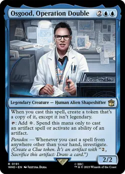 Osgood, Operation Double Surge Foil Doctor Who Commander NM MTG - Image 1