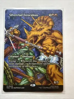 Silverclad Ferocidons (Borderless) Teenage Mutant Ninja Turtles Eternal-Legal... - Image 1
