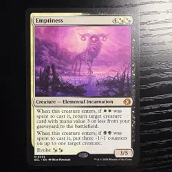 Emptiness Mythic Regular MTG Lorwyn Eclipsed #222 NM - Image 1