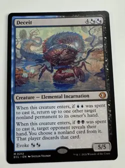 Deceit Lorwyn Eclipsed Regular MTG Magic 212 Near Mint - Image 1
