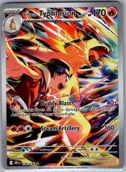 Ethan's Typhlosion 190/182 SV10: Destined Rivals - Pokemon Card - NM - Image 1