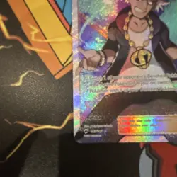 Pokemon Guzma Full Art Ultra Rare Holo Trainer 143/147 Sm-Burning Shadows - Image 4