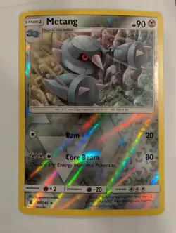 Metang 84/145 Guardians Rising Pokemon Reverse Holo Foil Nice! - Image 1