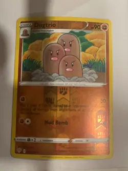 Dugtrio - 085/189 S&S Darkness Ablaze Pokemon Reverse Holo Foil Rare - Image 1