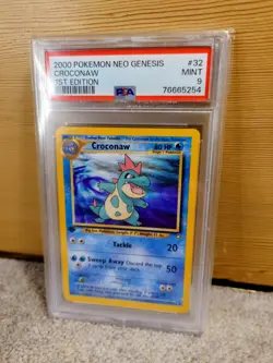 PSA 9 Croconaw Neo Genesis 1st Edition 2000 WOTC Pokemon 31/111 - Image 3
