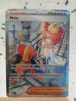 Mela 254/182 Special Illustration Rare Paradox Rift Full Art Trainer Pokemon NM - Image 1