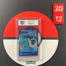 2025 Chinese Pokemon Gem Pack Vol 2 CBB2C 02 13/14 Vaporeon V Grade10 - Image 1