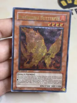 Blazewing Butterfly TAEV-EN089 Ultimate Rare 1st Edition YuGiOh! NM - Image 2