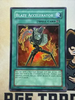 Blaze Accelerator - CP06-EN005 - Champion Pack 6 - Super Rare LP - Image 2