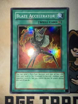Blaze Accelerator - CP06-EN005 - Champion Pack 6 - Super Rare LP - Image 3