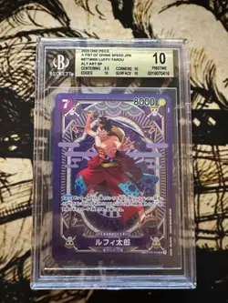 Special Alternate Art Luffy-Tarou One Piece OP11 Japanese SP ST18-005 SR BGS 10 - Image 1